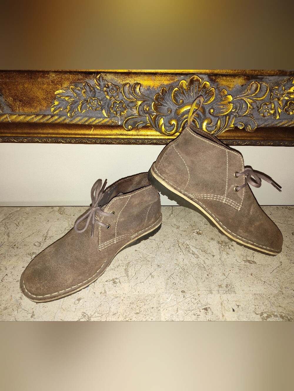 Dr Martens Blythe Boot Golden Brown Suede Chukka Boots - Classic Lace-Up